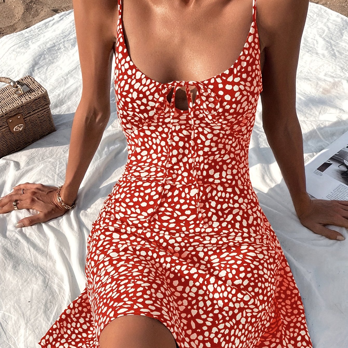 Women's Party & Formal Dress - Sleeveless Spaghetti Strap mini, Non-See-Through Fabric for Beach,