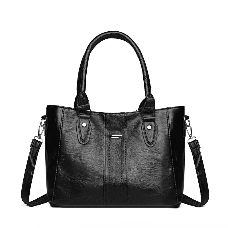 New Soft Leather Handbag For Women Vintage Shoulde,