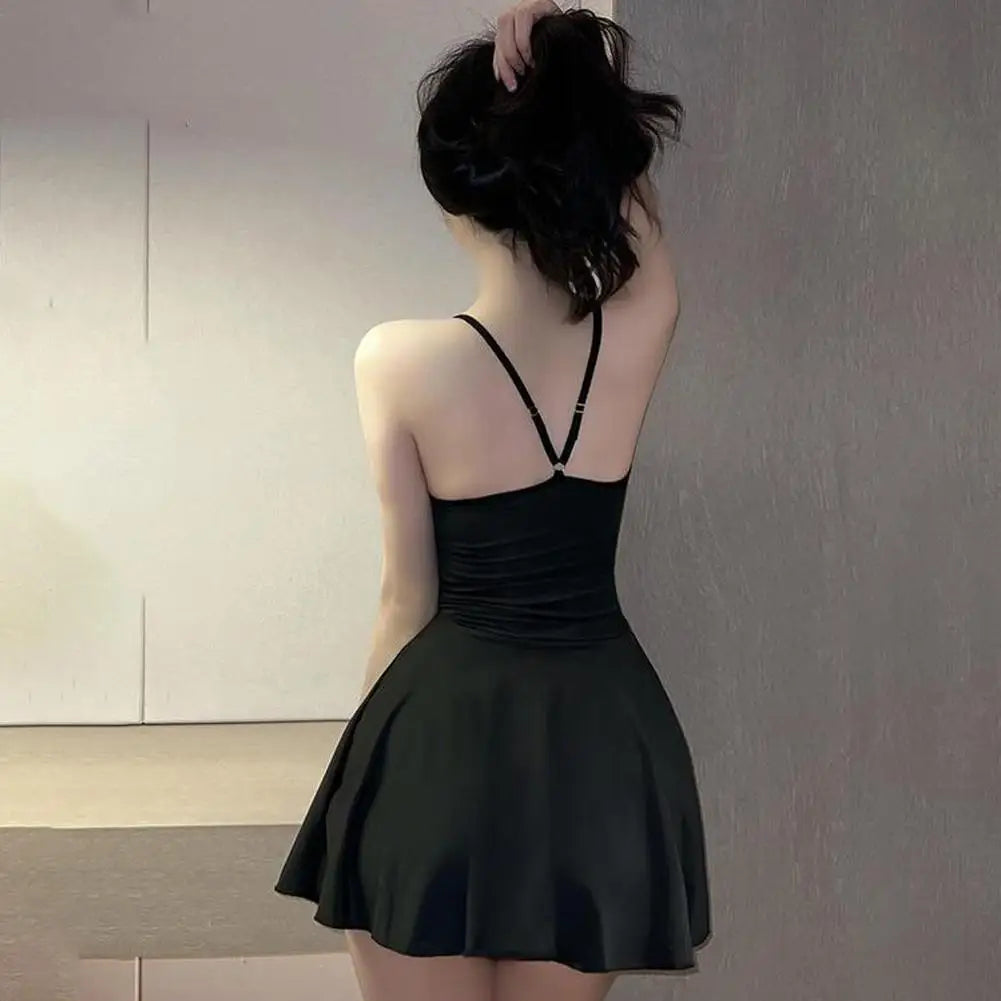 Sexy Women Pleated Micro MINI Dress