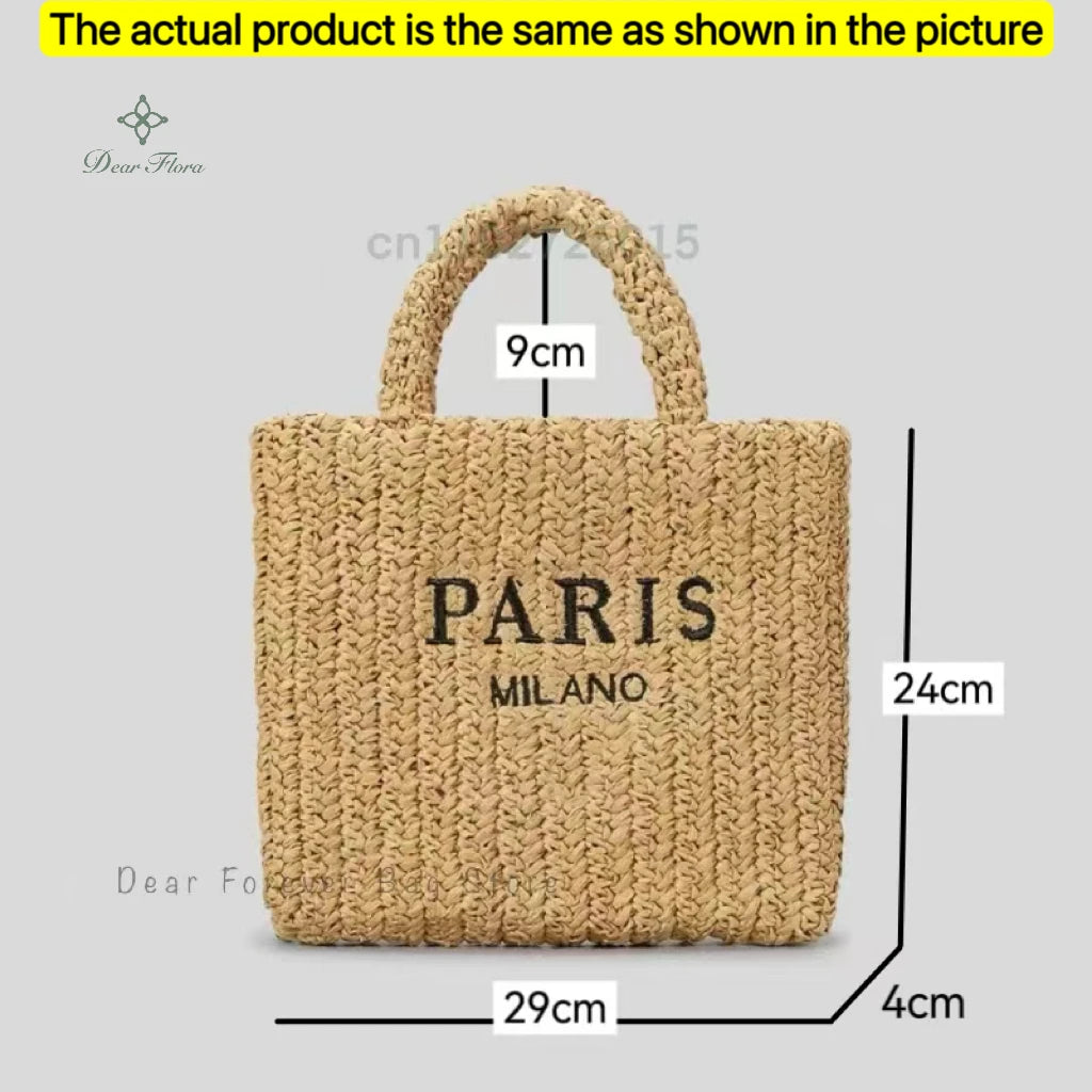 Women's Summer Beach Straw Style,