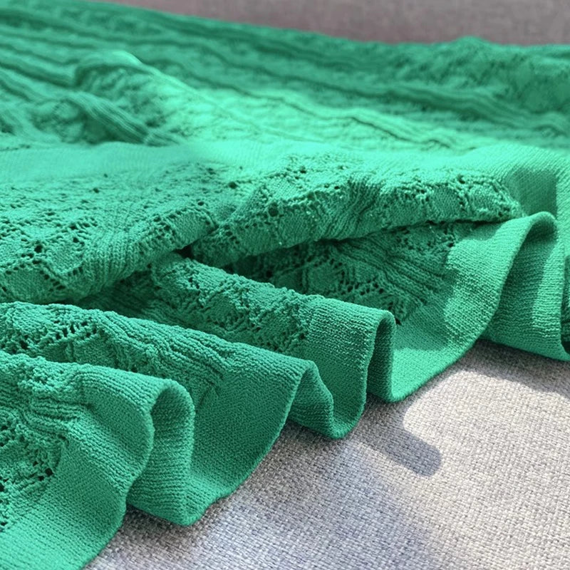 Summer Maxi Dress Women Knit Black Green Long Bodycon Korean,