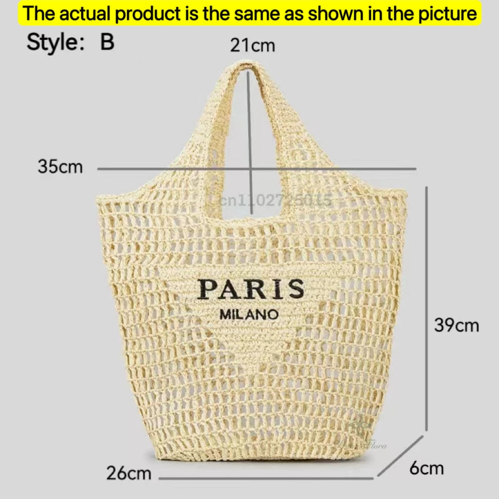 Women's Summer Beach Straw Style,