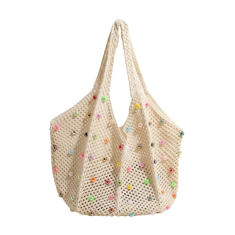 Summer Commuting Woven Bag for Women Single ,