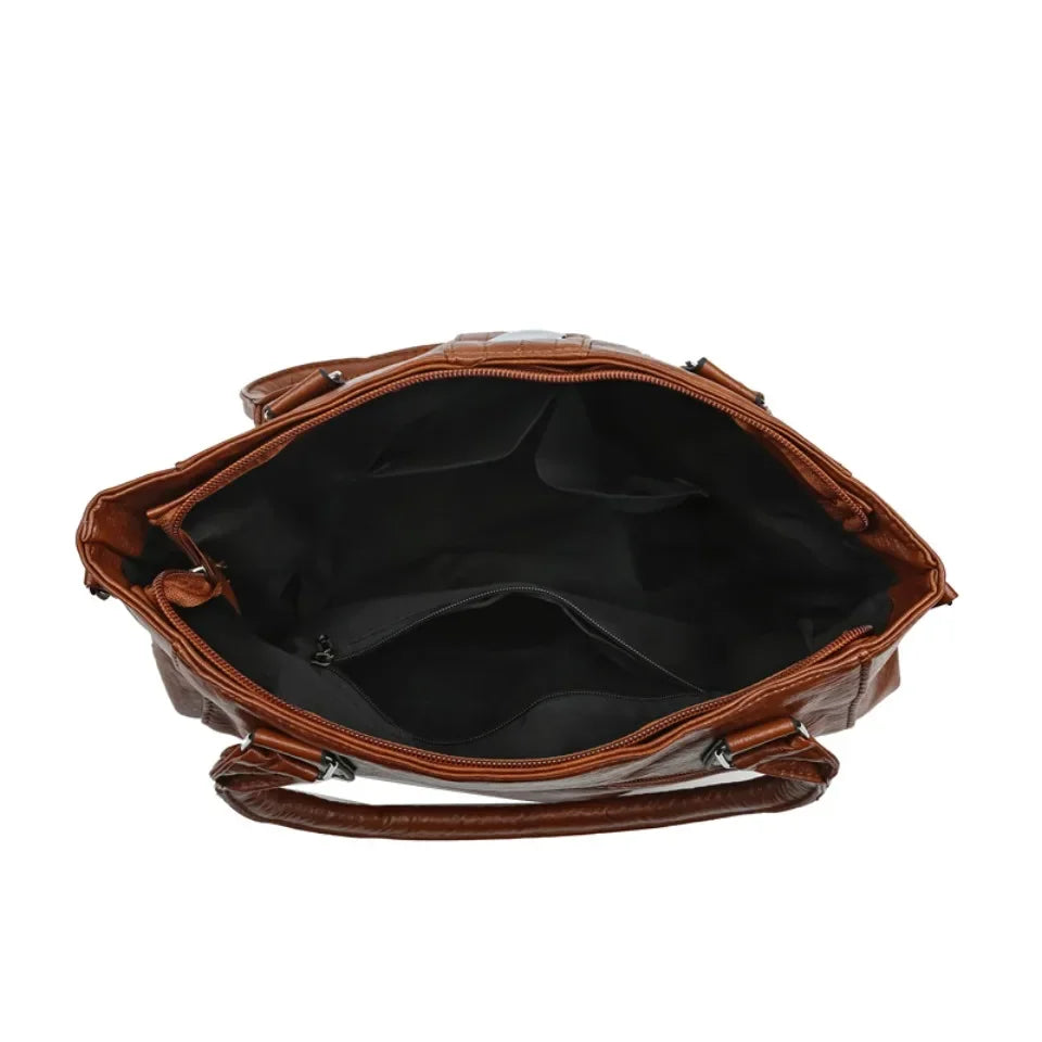 New Soft Leather Handbag For Women Vintage Shoulde,