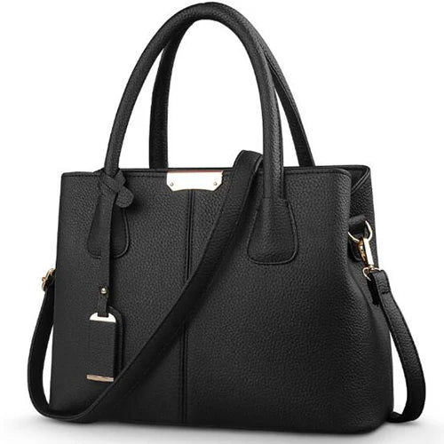 Women PU Leather Handbags Ladies Large Tote Bag Female Square ,