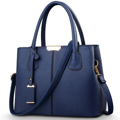Women PU Leather Handbags Ladies Large Tote Bag Female Square ,