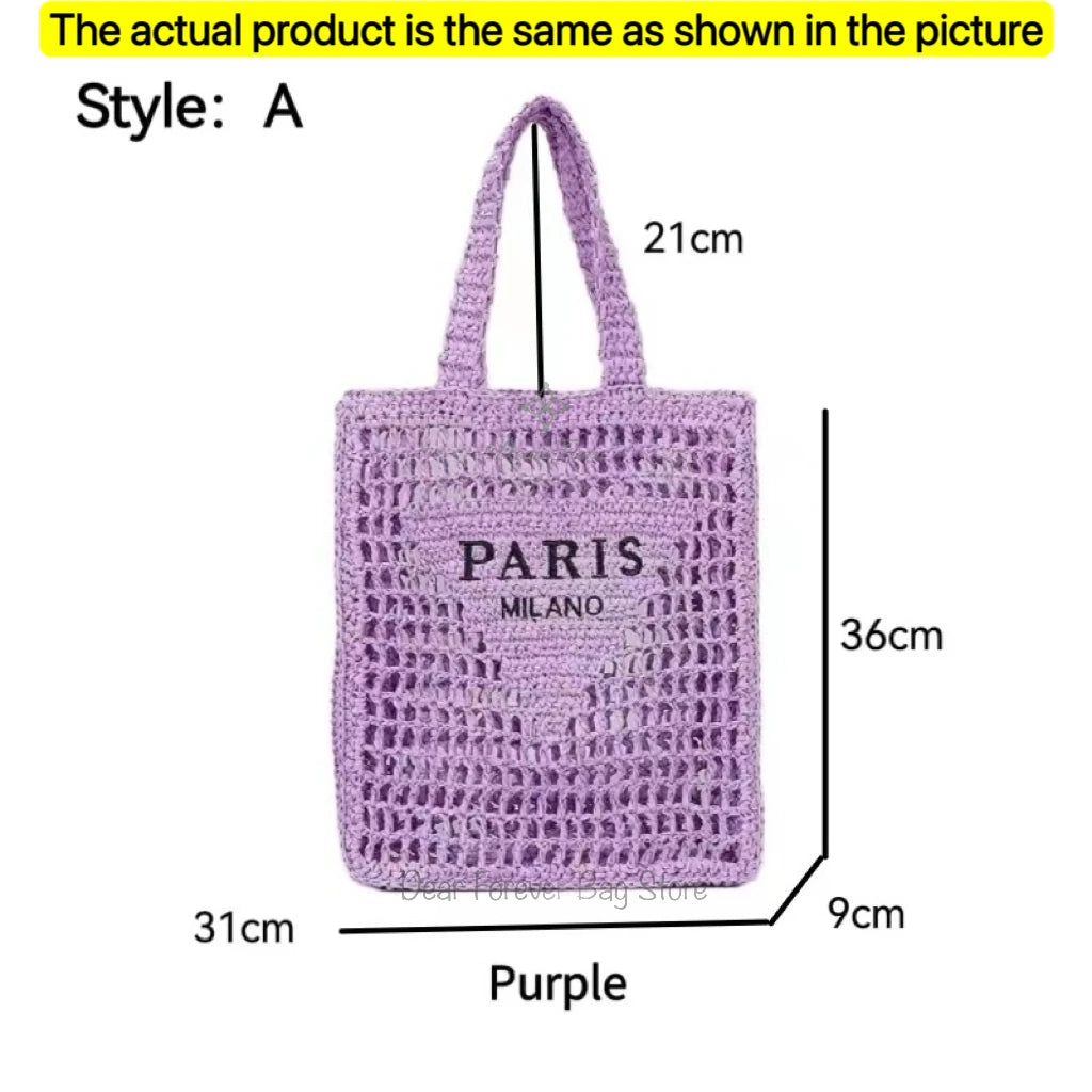 Women's Summer Beach Straw Style,