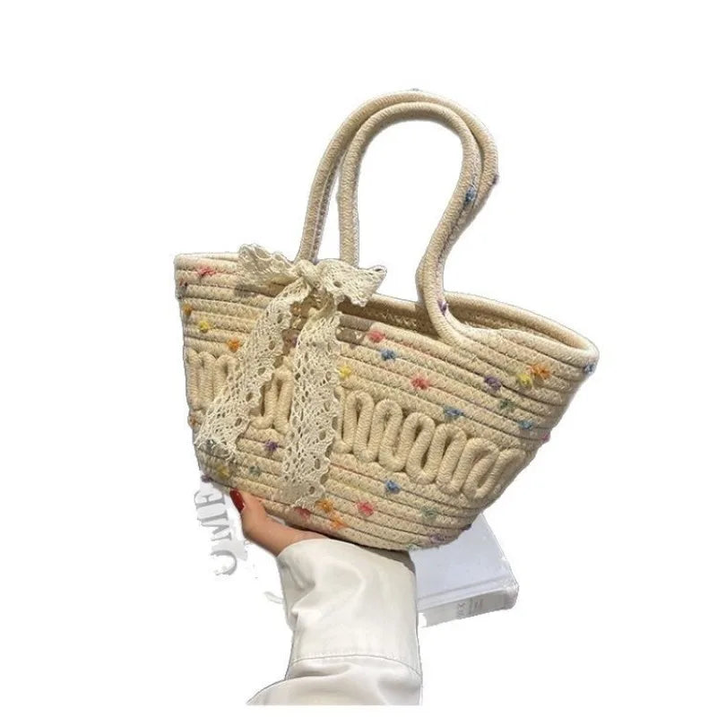 summer holiday bucket Tote bag Women's denim shipping handbag ,