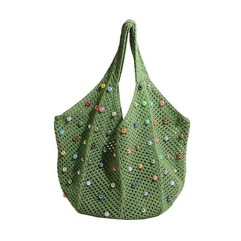 Summer Commuting Woven Bag for Women Single ,