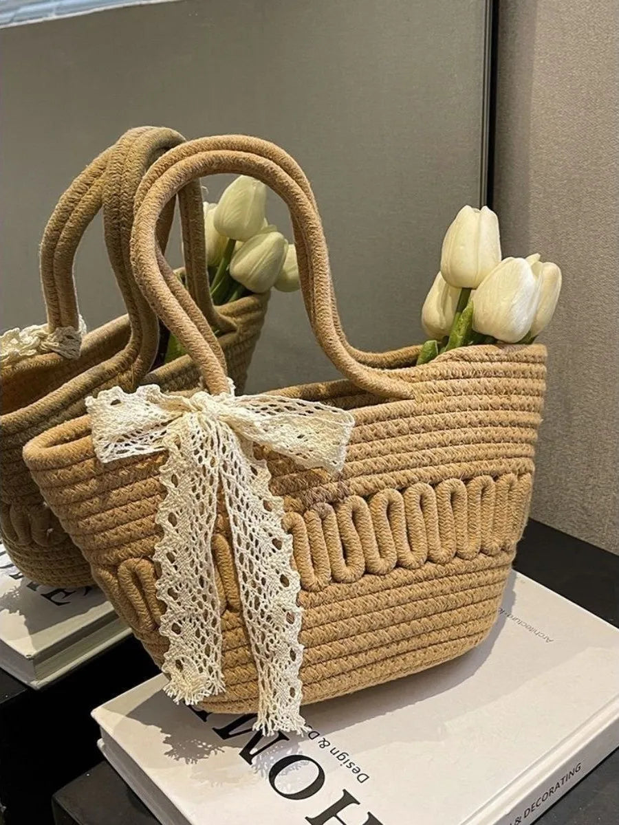 summer holiday bucket Tote bag Women's denim shipping handbag ,