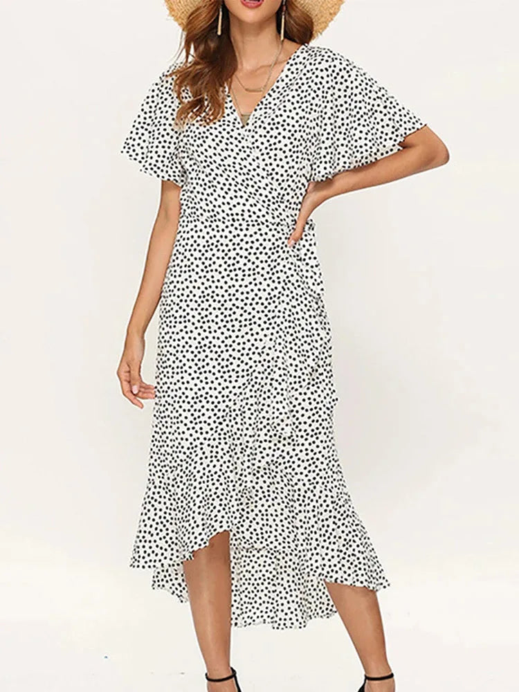 Summer Beach Maxi Dress Women 2025