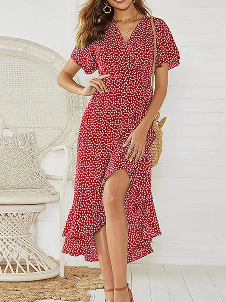 Summer Beach Maxi Dress Women 2025