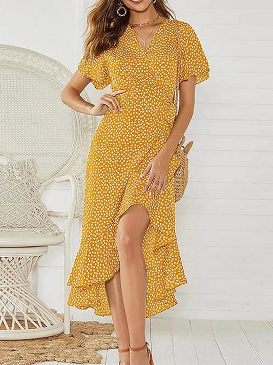 Summer Beach Maxi Dress Women 2025