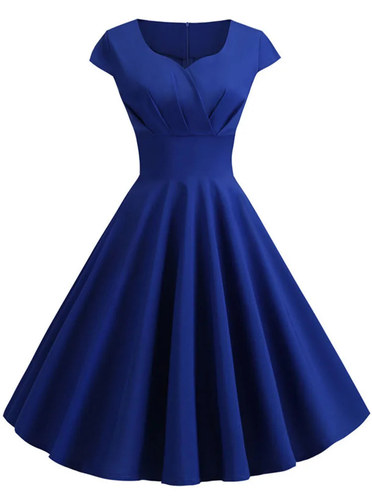 Summer Dress Women Hepburn Vintage .