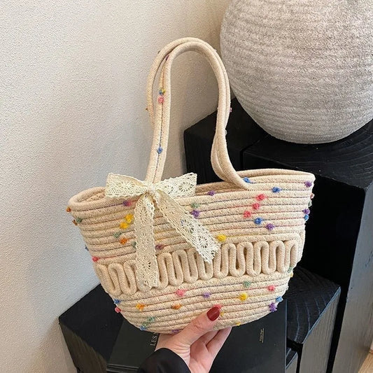 summer holiday bucket Tote bag Women's denim shipping handbag ,