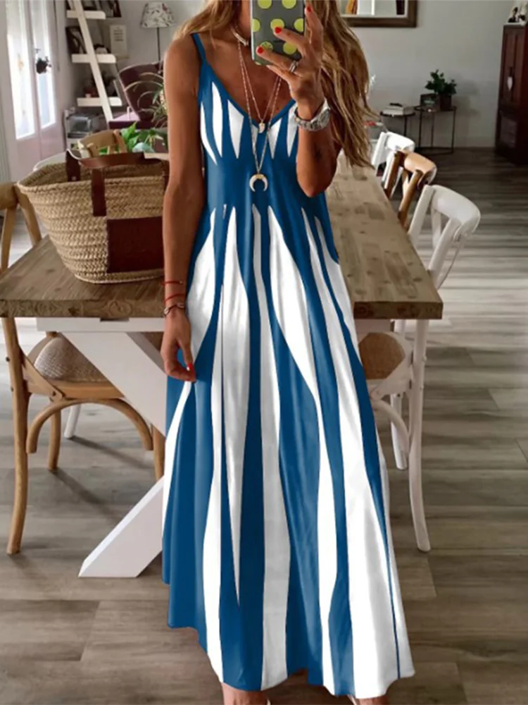 Sleeveless Dress Women Dress Robe,