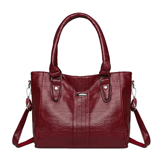 New Soft Leather Handbag For Women Vintage Shoulde,