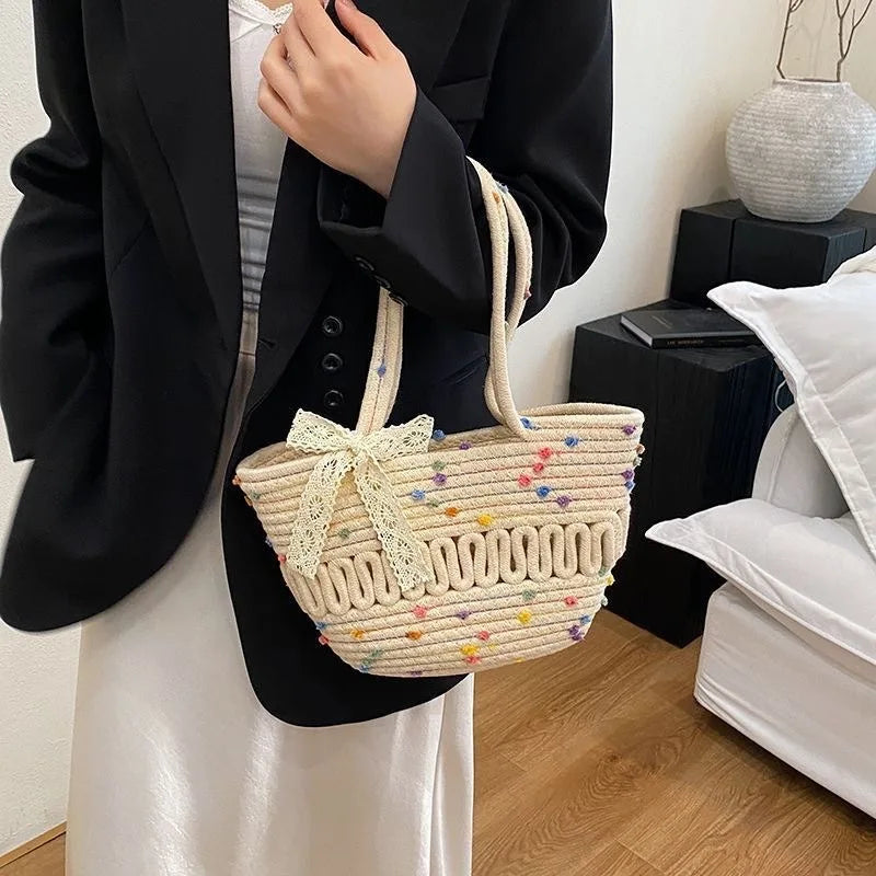summer holiday bucket Tote bag Women's denim shipping handbag ,