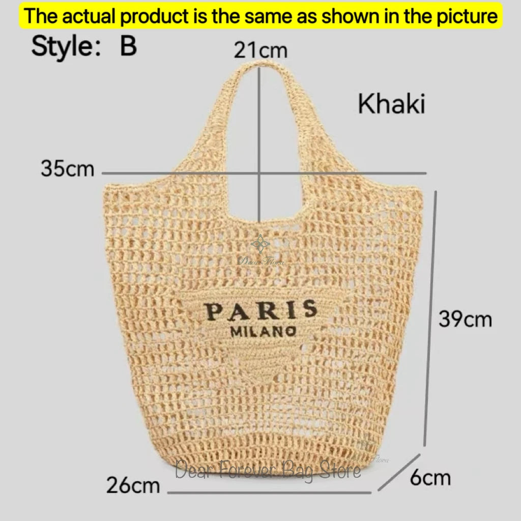Women's Summer Beach Straw Style,