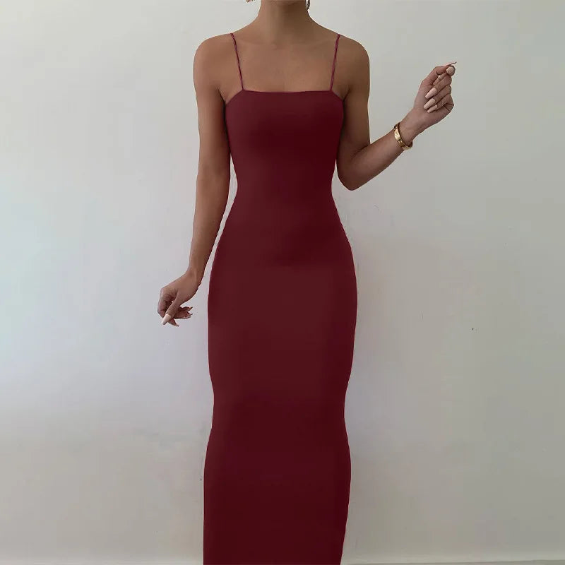 Summer Black Sexy Dress Women Streetwear 2025