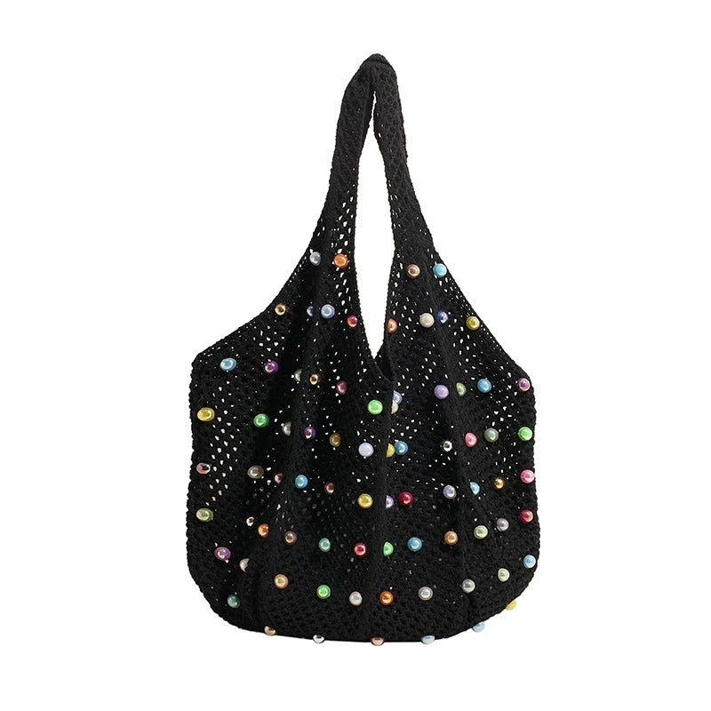 Summer Commuting Woven Bag for Women Single ,